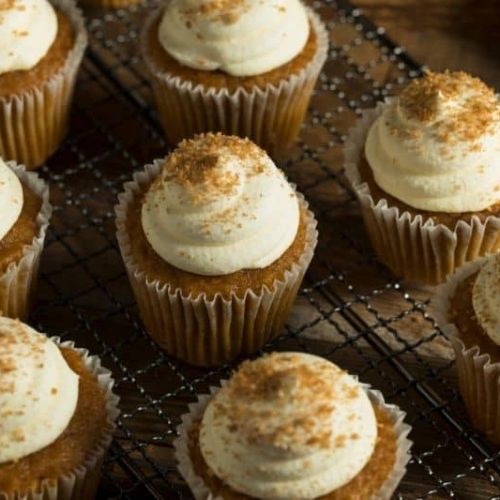Pumpkin spice cupcakes