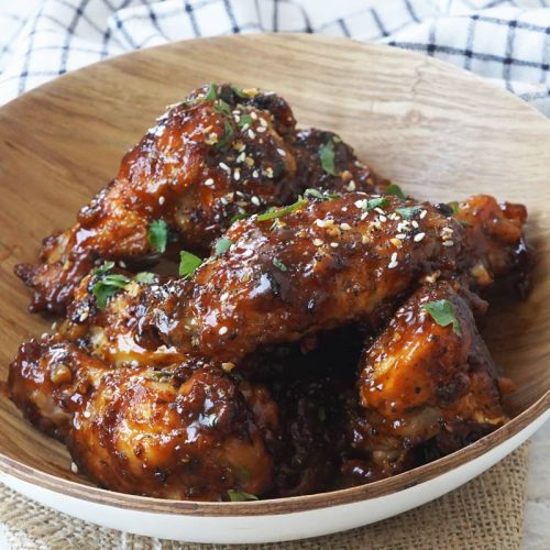 Lemon pepper chicken wings