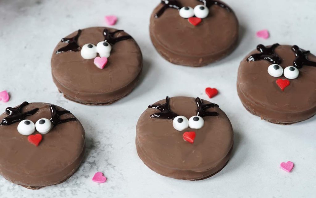 Chocolate Nutter Butter Reindeer