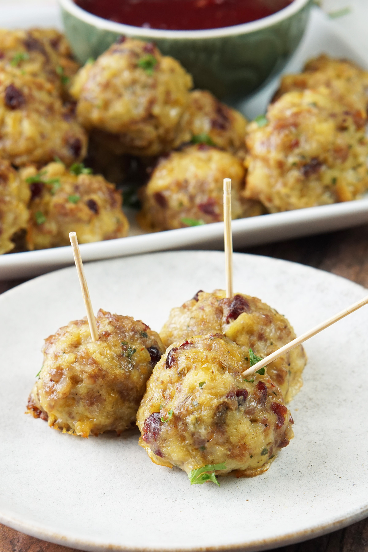 Sausage stuffing bites