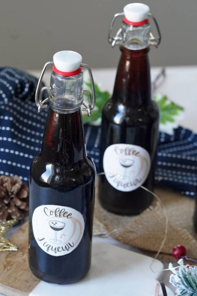 homemade coffee liqueur