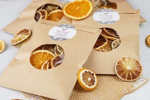 Dried citrus garnish