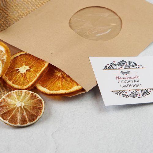 Dried citrus garnish