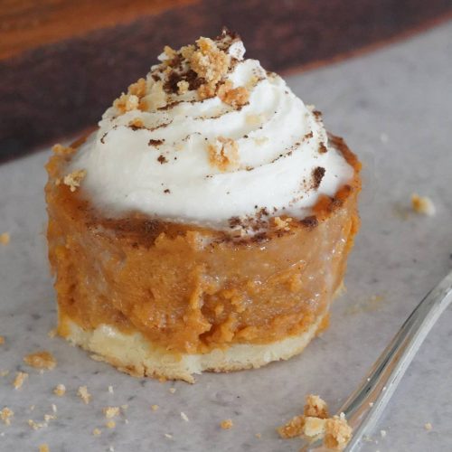 mini pumpkin pies