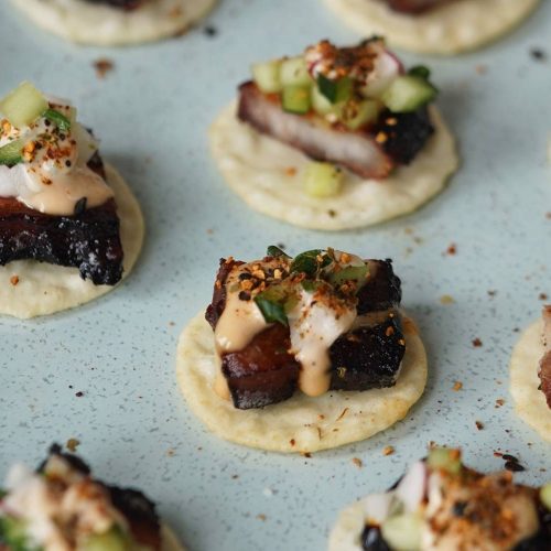 pork belly bites