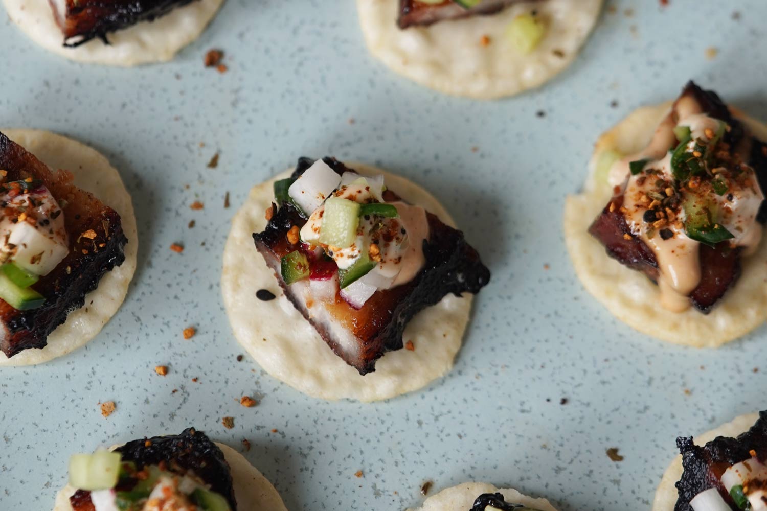 pork belly crackers