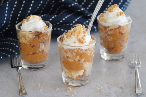 Mini Individual Pumpkin Pie Cups