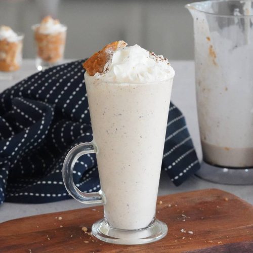 Pumpkin pie milkshake