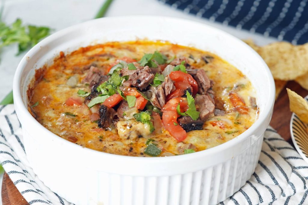 smoked brisket & cheese dip