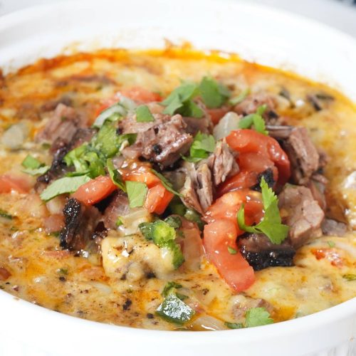 smoked brisket & cheese dip