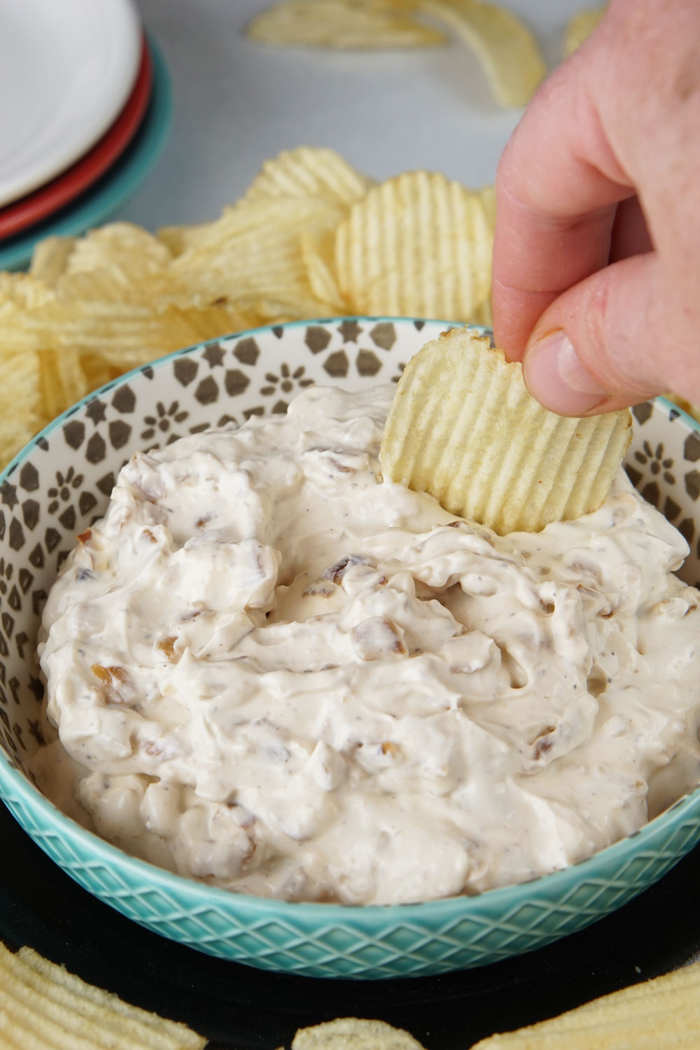 Caramelized onion dip