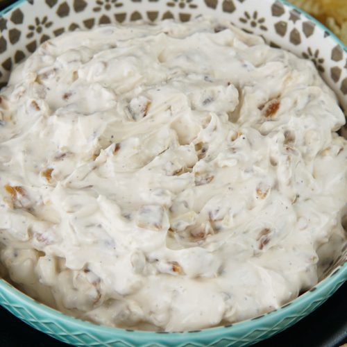 Caramelized onion dip