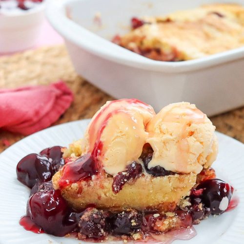 Cherry dump cake