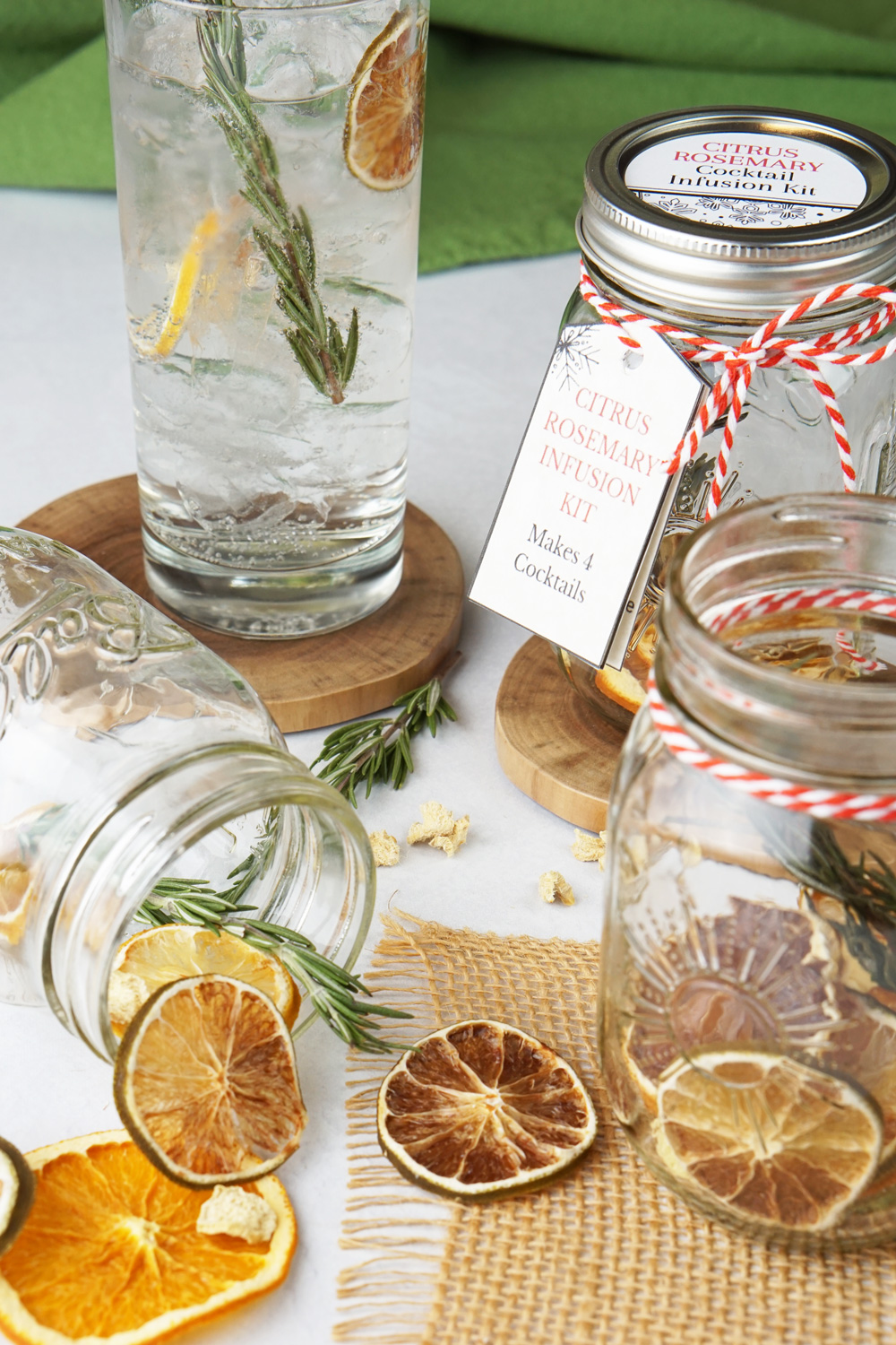 Citrus rosemary cocktail infusion kits