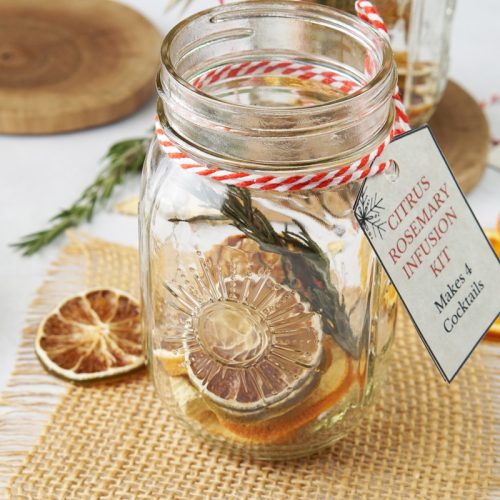 Citrus rosemary cocktail infusion kits