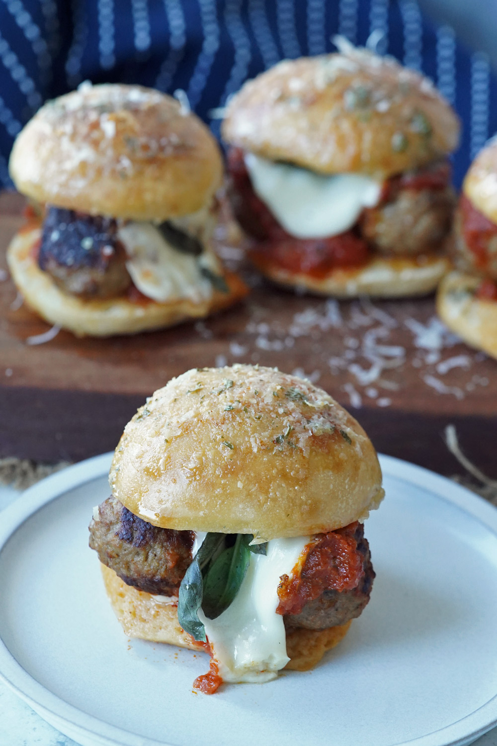 meatball marinara slider
