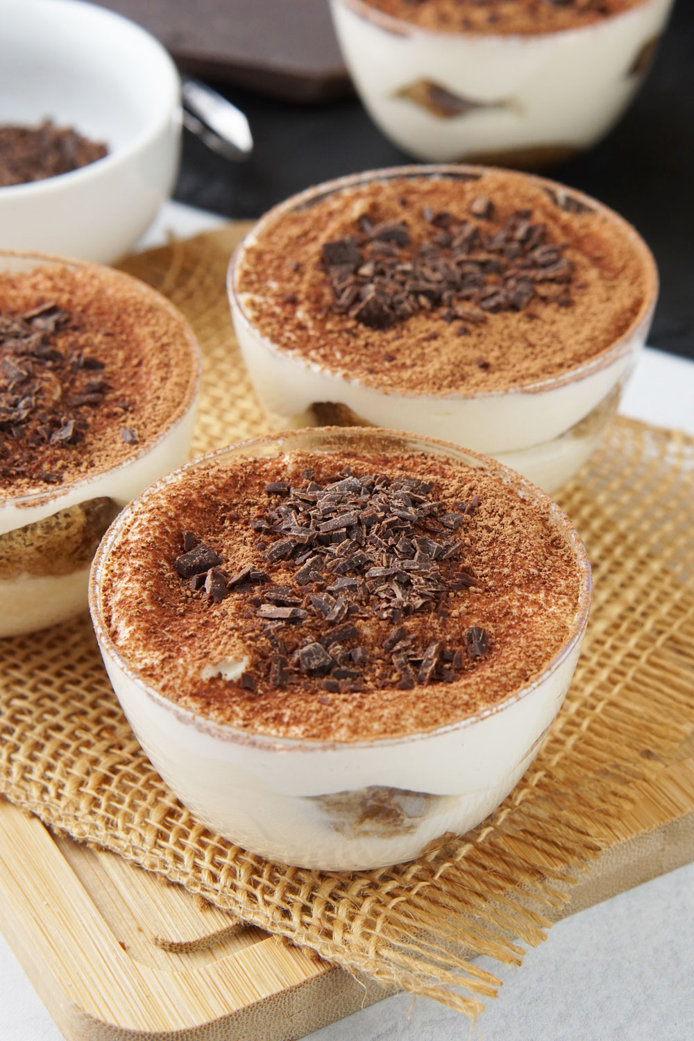 Mini tiramisu cups