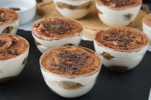 Mini tiramisu cups