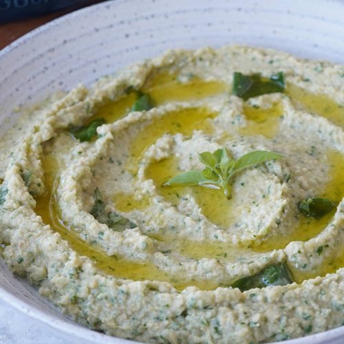 spinach artichoke hummus
