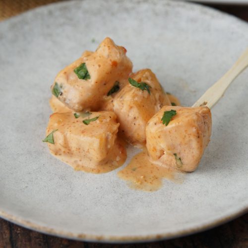 Bang bang salmon bites