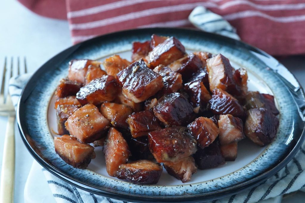 candied smoked salmon