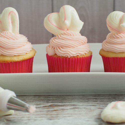 pink champagne cupcakes