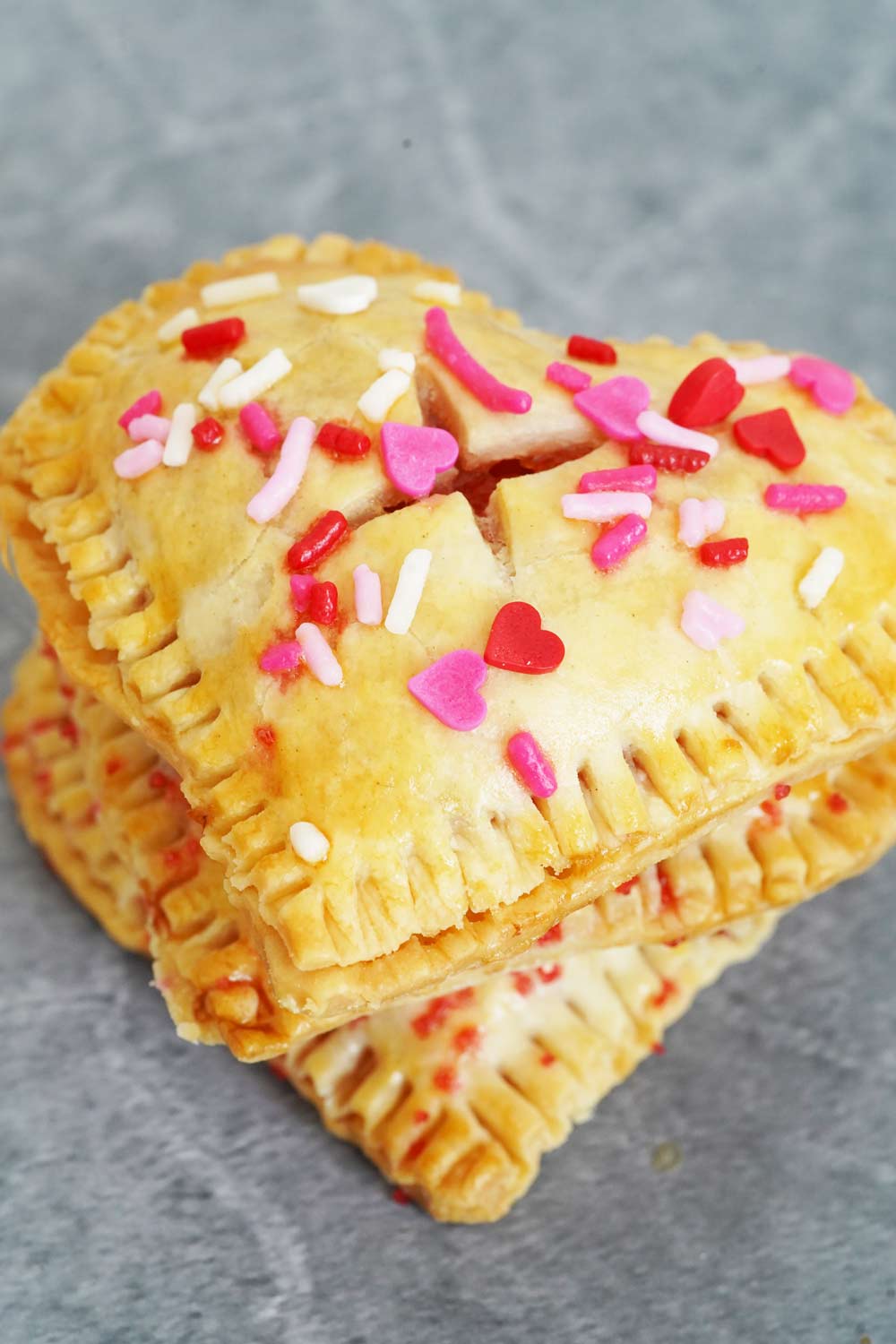Heart hand pie