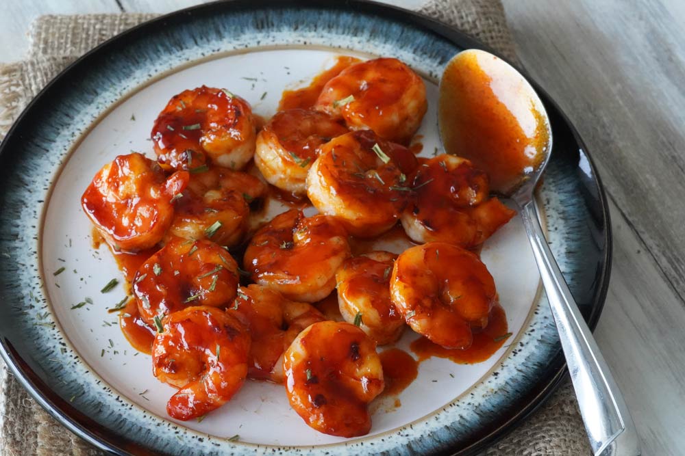 honey sriracha shrimp