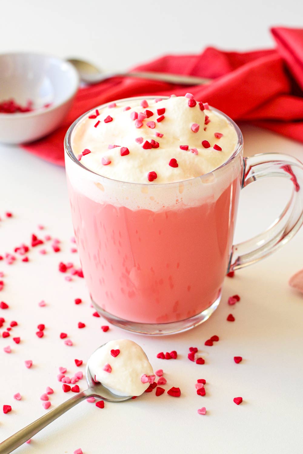 red velvet hot chocolate