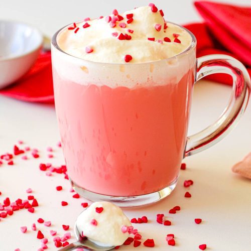 red velvet hot chocolate