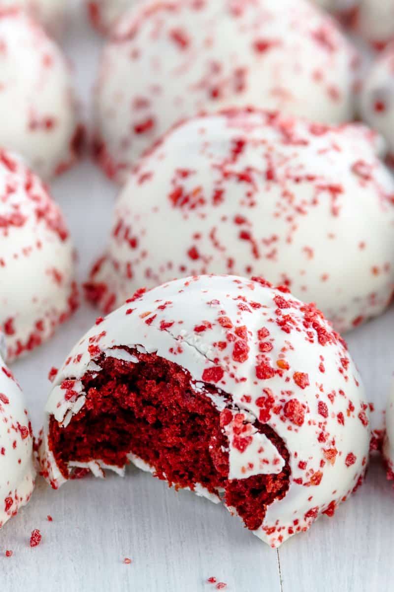 red velvet truffles