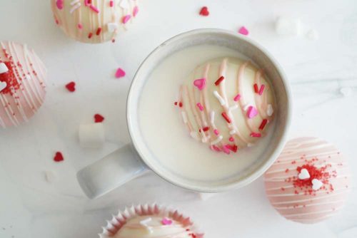 Valentine's Day Hot chocolate bombs