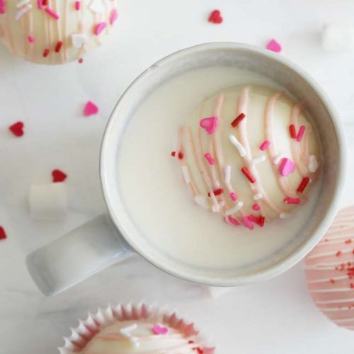 Valentine's Day Hot chocolate bombs