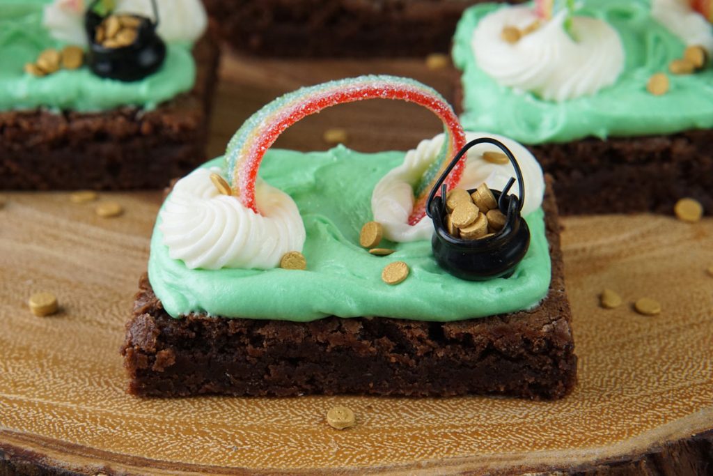 Pot of gold brownies