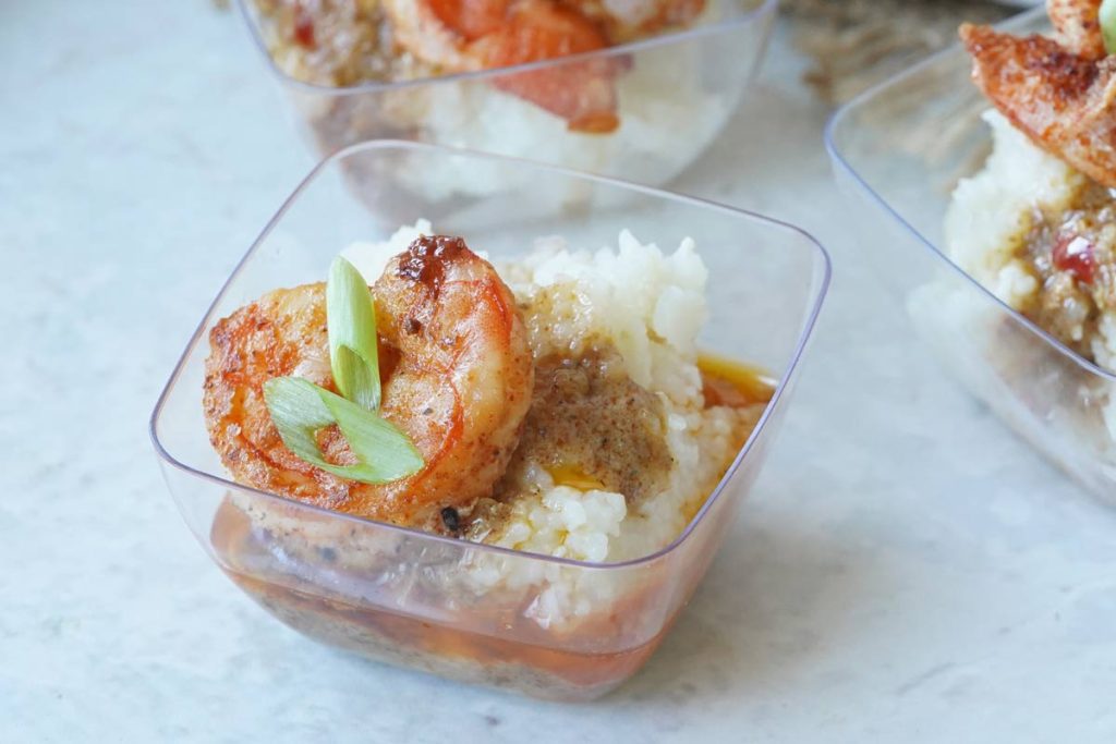 Shrimp & Grits Appetizer