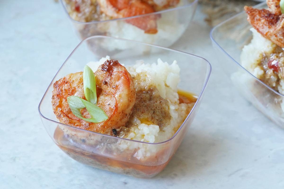 Shrimp & Grits Appetizer