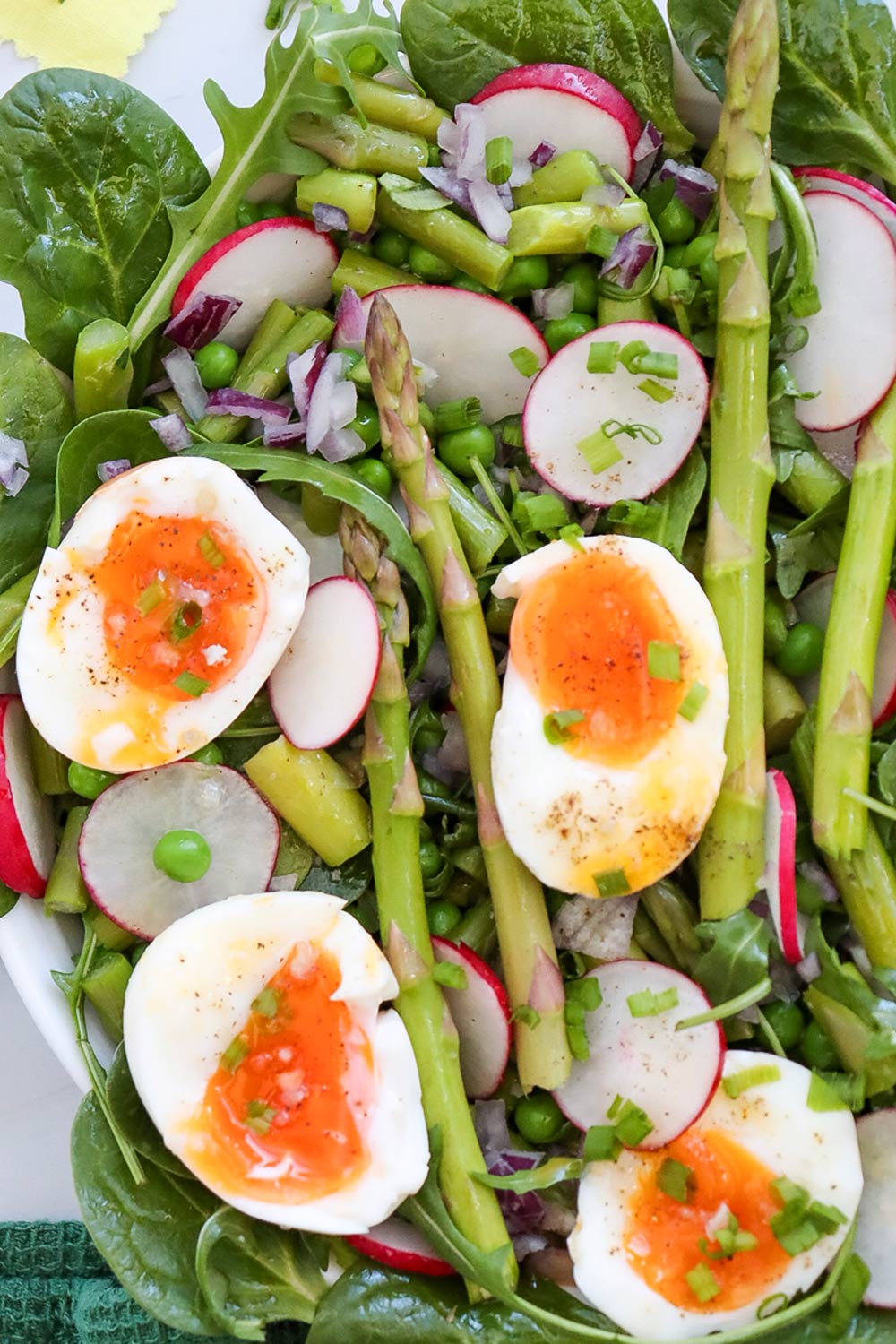Asparagus and pea salad