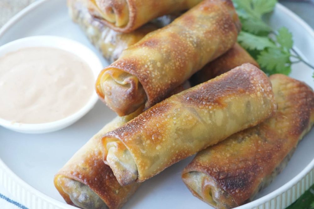 cheeseburger eggrolls