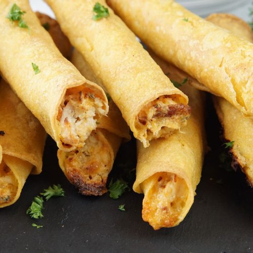 Chicken Bacon Ranch Taquitos