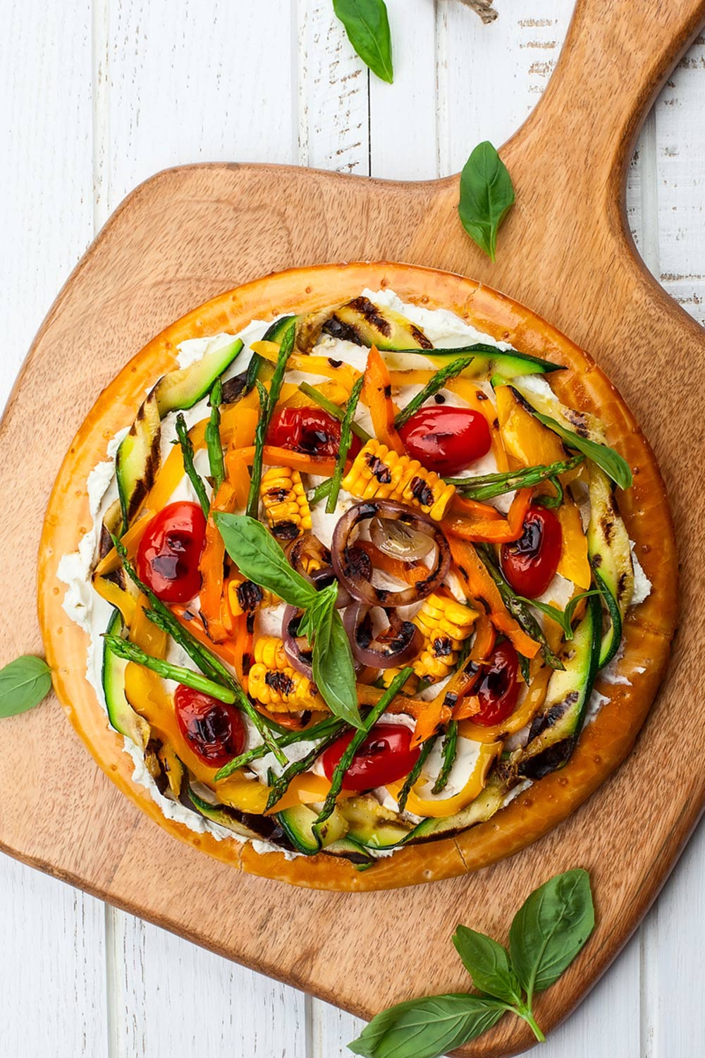 grilled veggie pizza