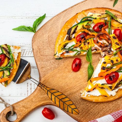 grilled veggie pizza