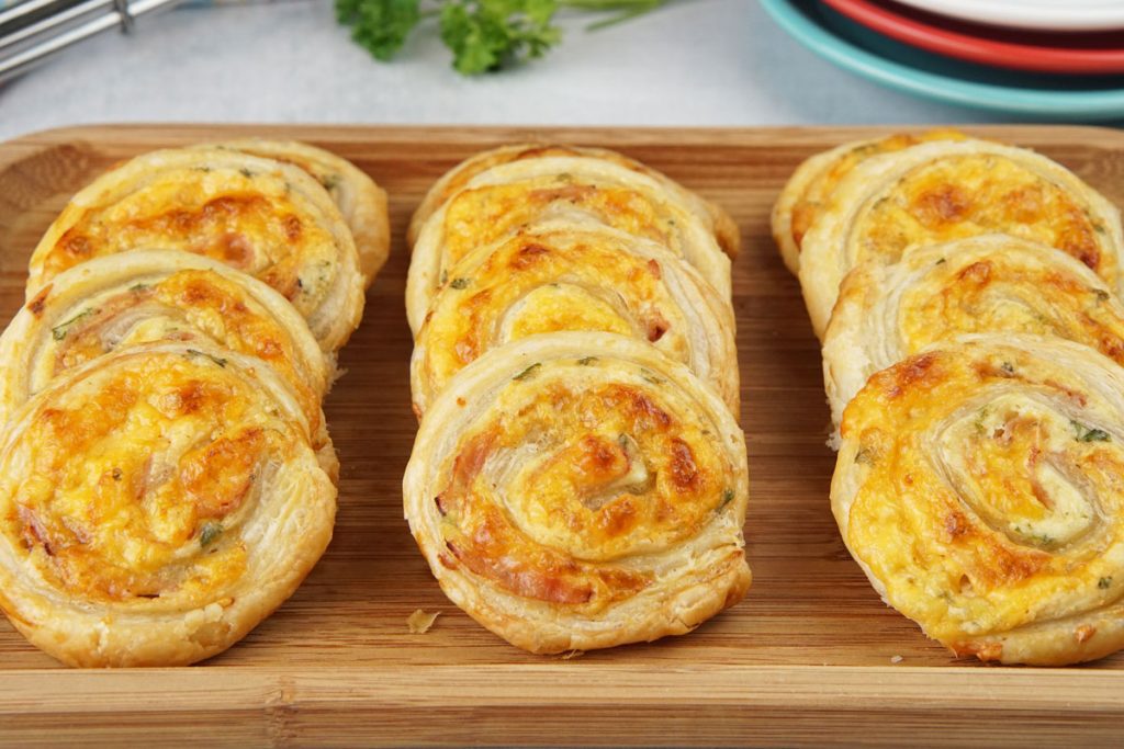Ham and cheese pinwheels