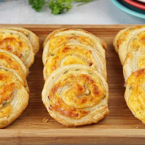 Ham and cheese pinwheels