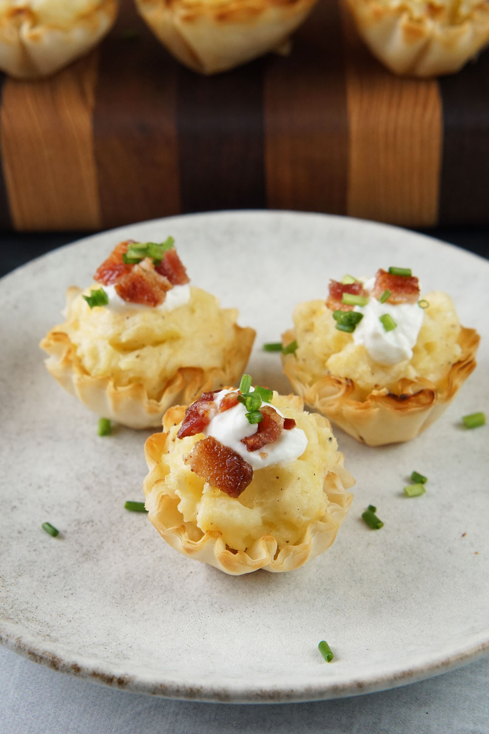 Loaded potato bites