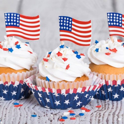 Patriotic cupcakes