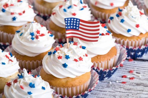 Patriotic cupcakes