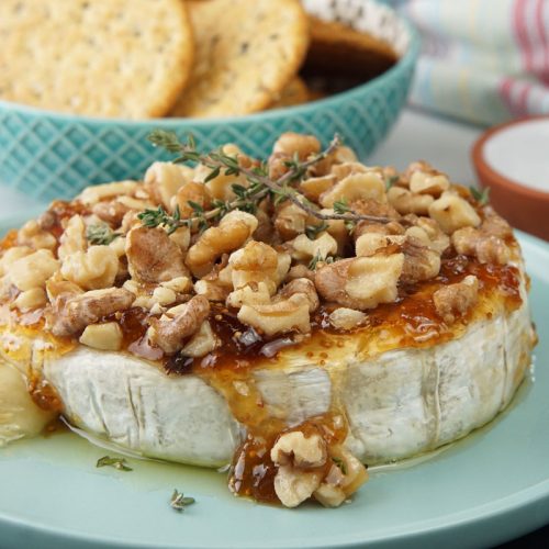 baked brie with fig jam