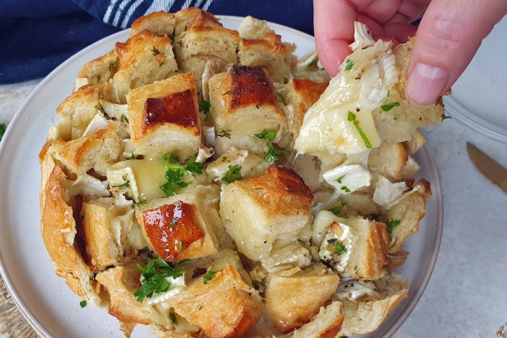 brie pull apart bread