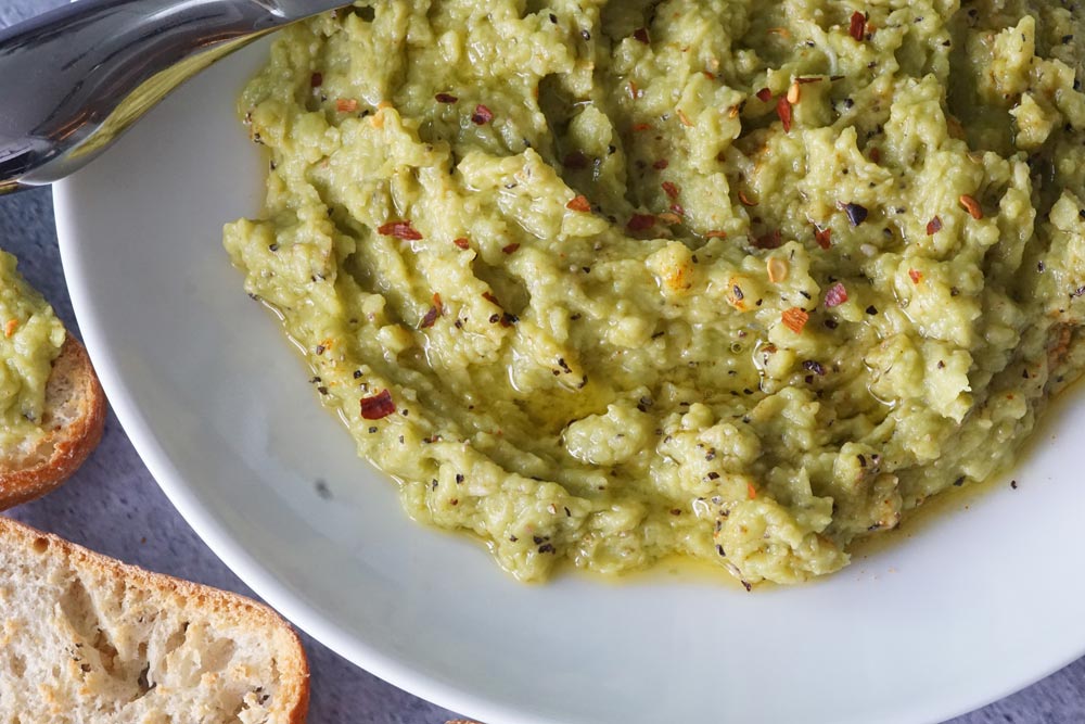 fava bean puree