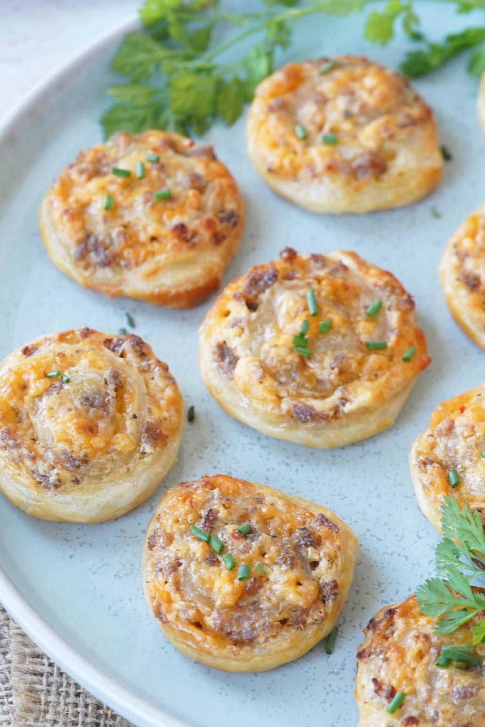 fennel sausage pinwheels